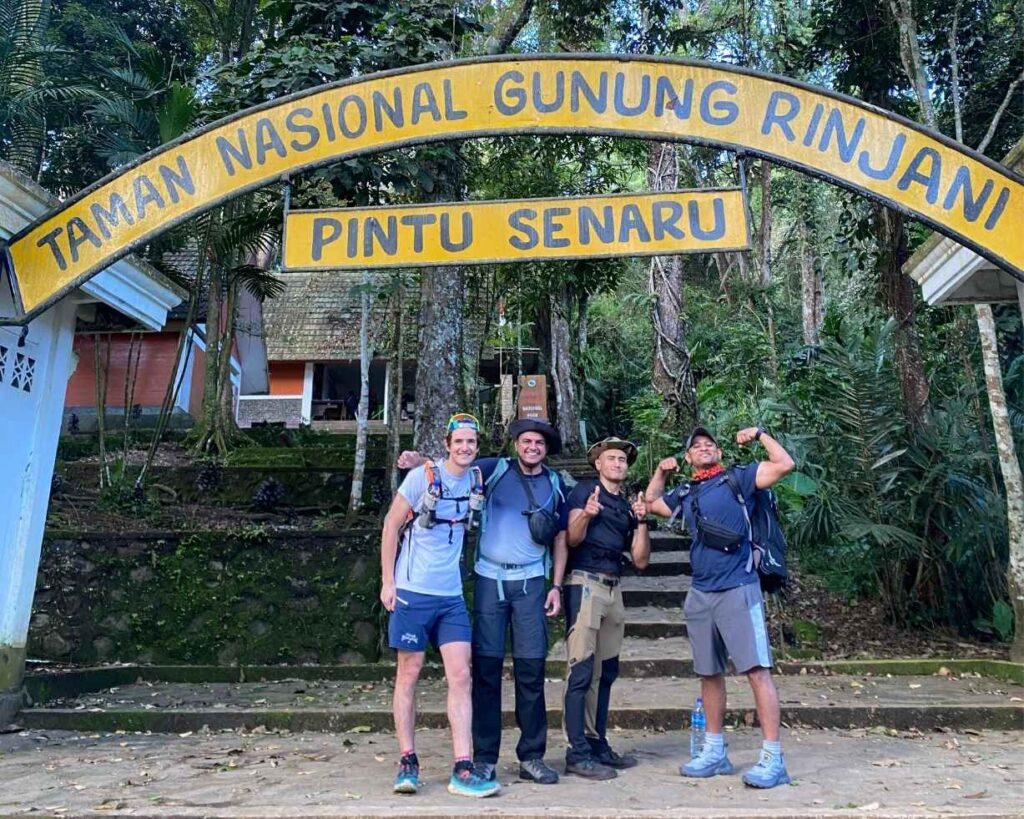2D1N Mount Rinjani Senaru Crater Rim trekking with stunning volcano views, sunrise panorama, and camping experience on Lombok Island